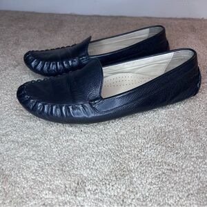 Cole haan women’s Black Leather driving Loafers